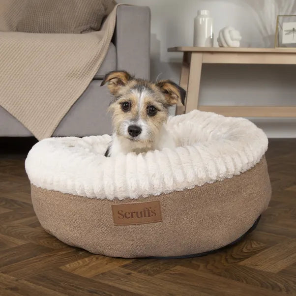 Ellen Medium Tan Donut Bed