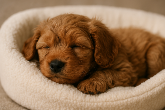 Stop your puppy crying at night.