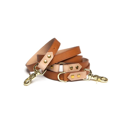 Hands Free Italian Leather Lead