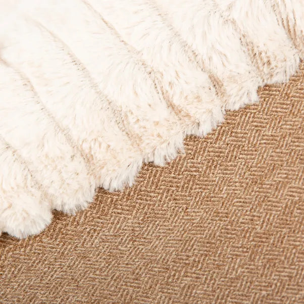 Ellen Medium Tan Donut Bed