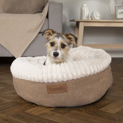 Ellen Medium Tan Donut Bed