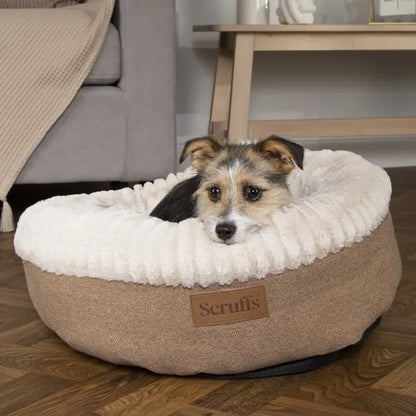 Ellen Medium Tan Donut Bed